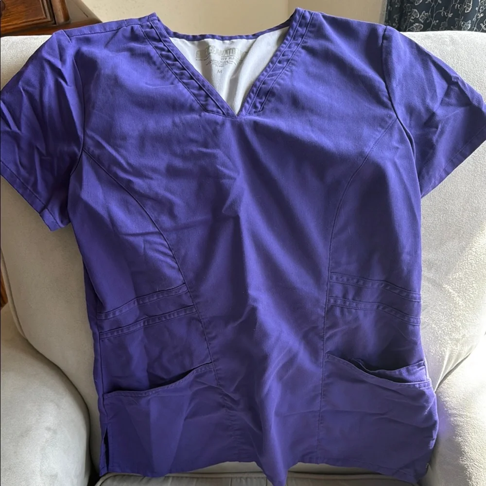 Purple Grey’s Anatomy Scrub Top - Picture 1 of 1